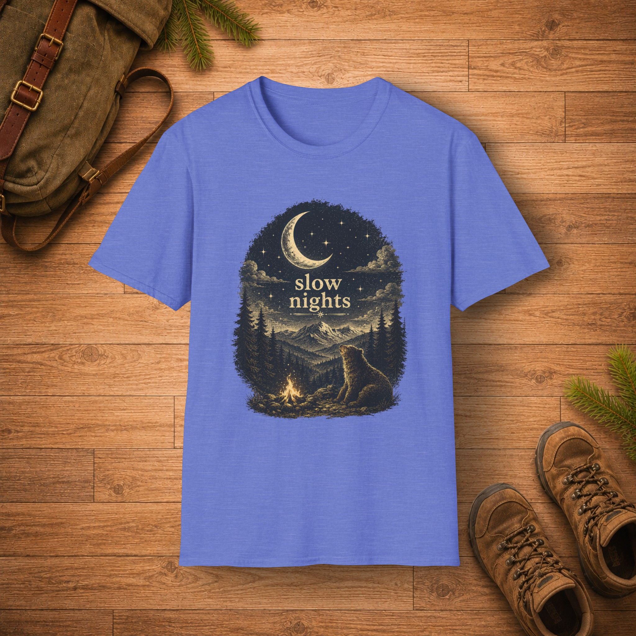 Slow Nights Bear T-Shirt