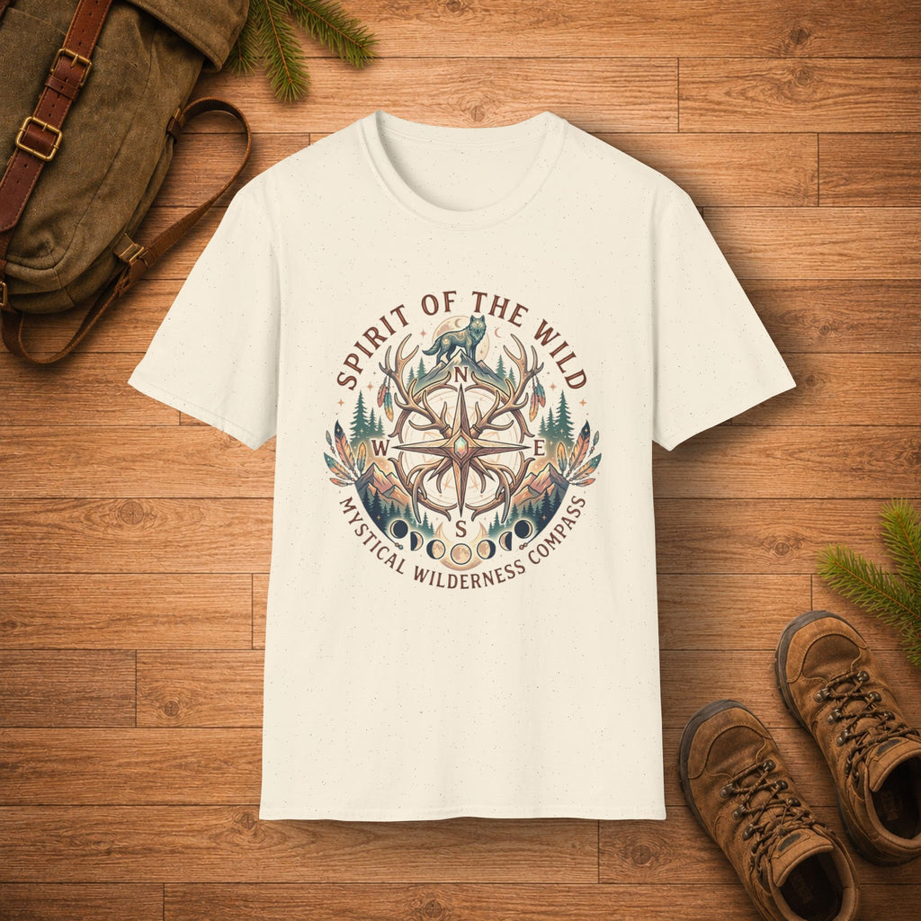 Mystical Wilderness Compass T‑Shirt