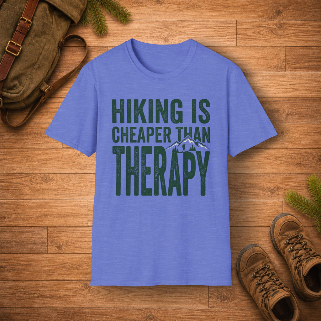Hiking Is Cheaper Than Therapy T-Shirt