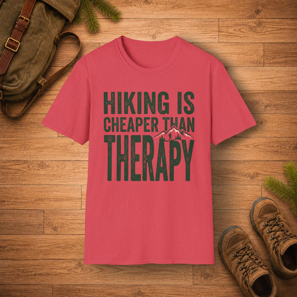 Hiking Is Cheaper Than Therapy T-Shirt
