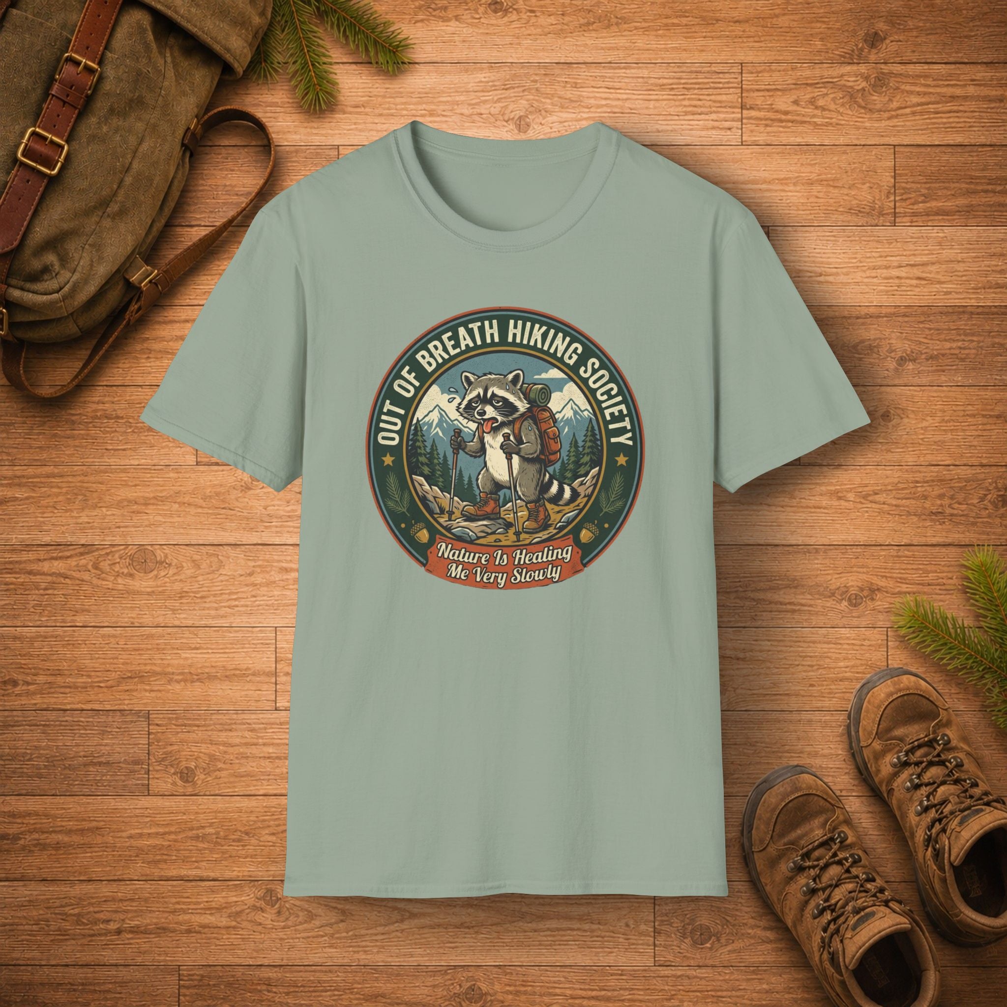 Out Of Breath Hiking Society T-Shirt