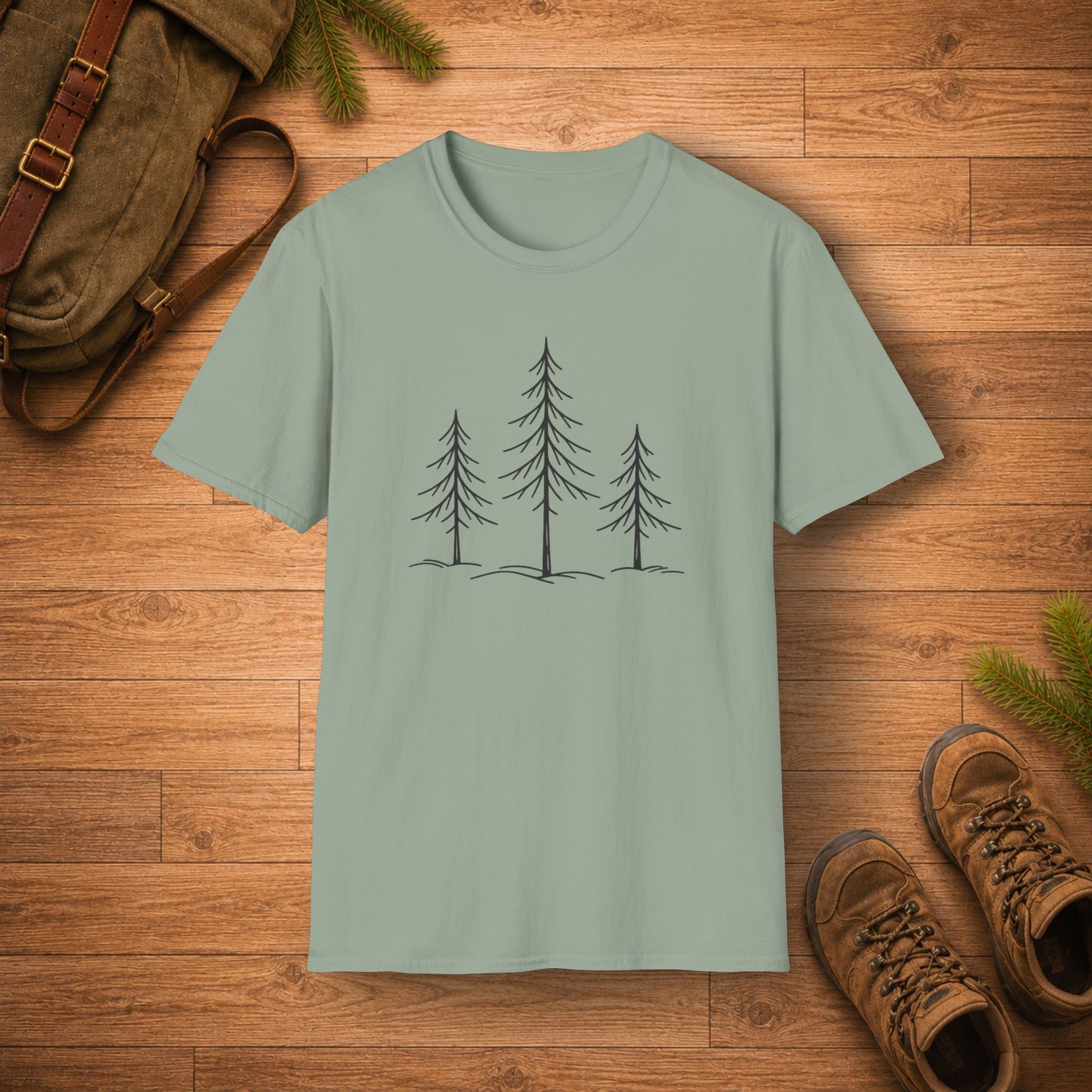 Three Pine Trees T-Shirt
