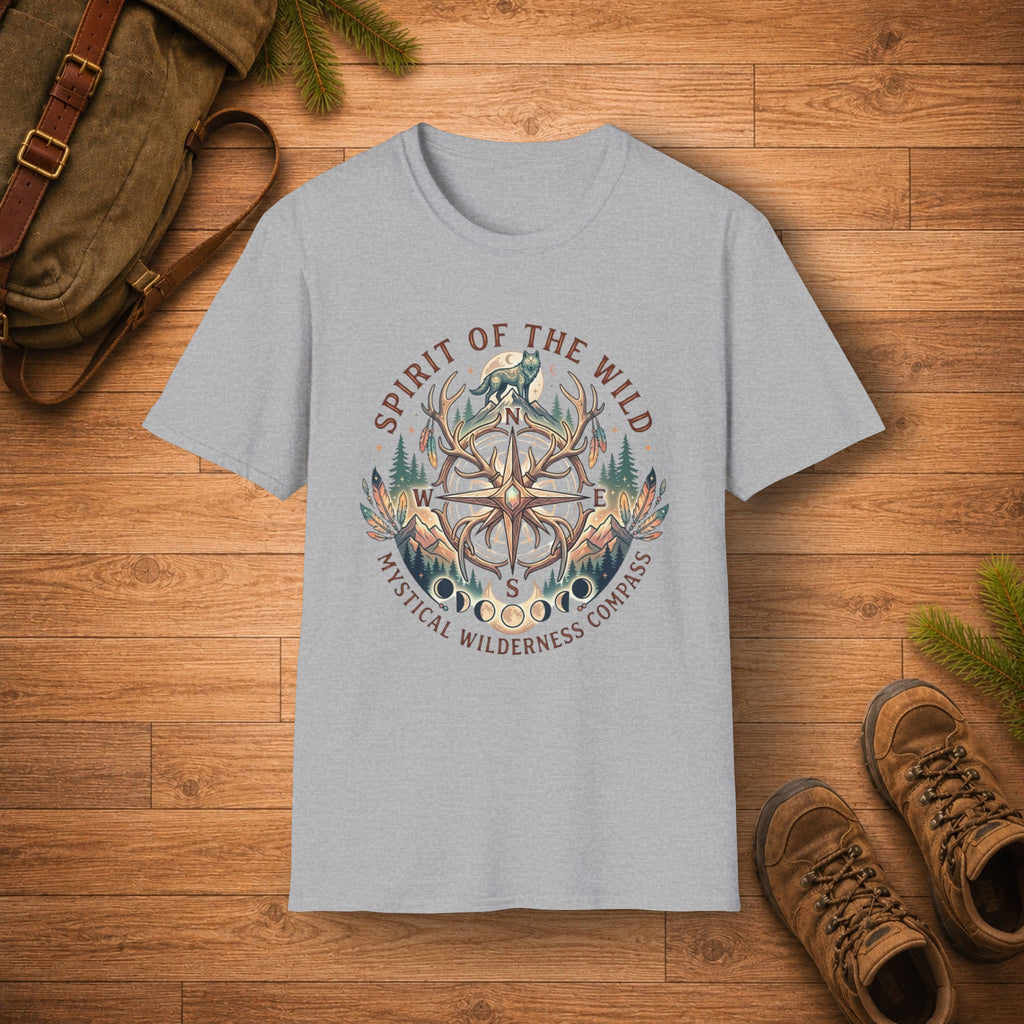 Mystical Wilderness Compass T‑Shirt
