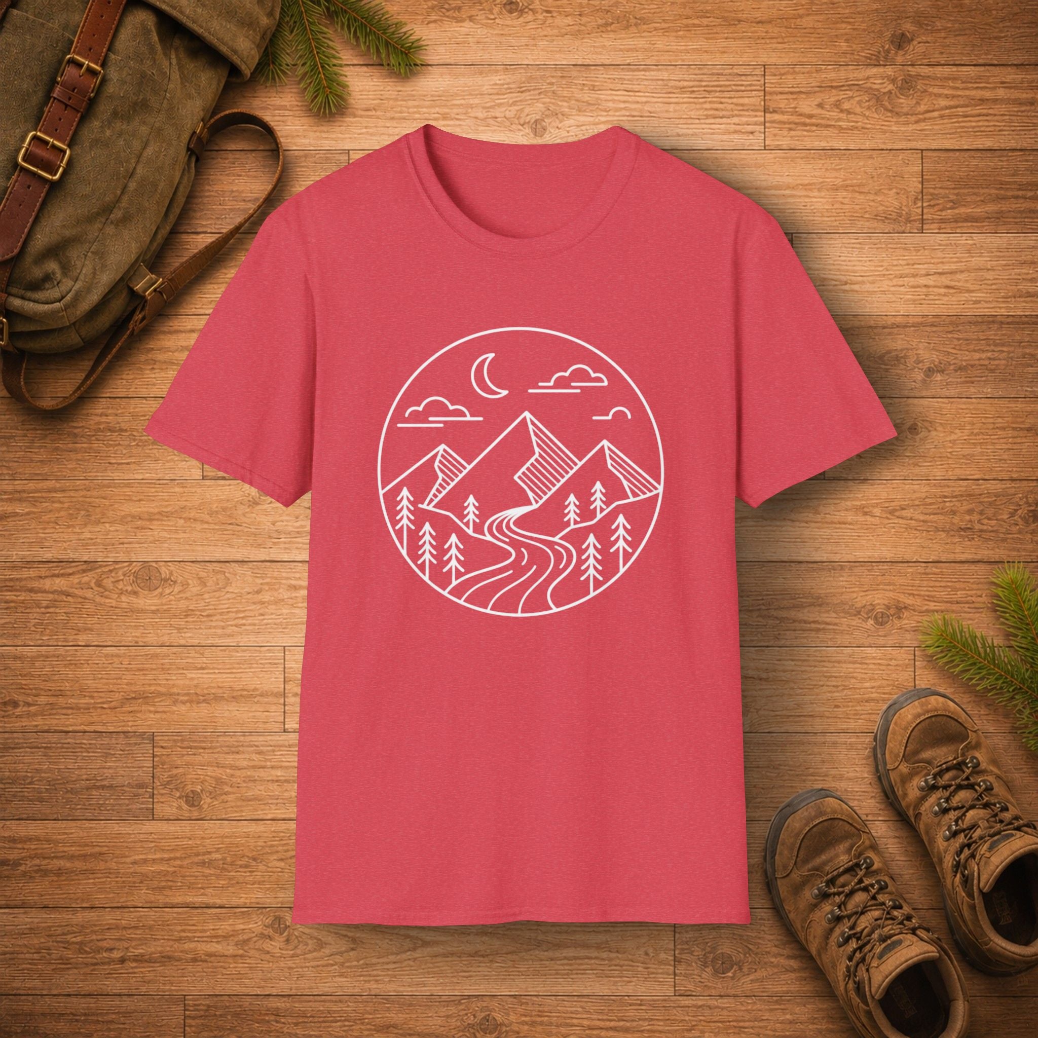 Mountain River Scape T-Shirt