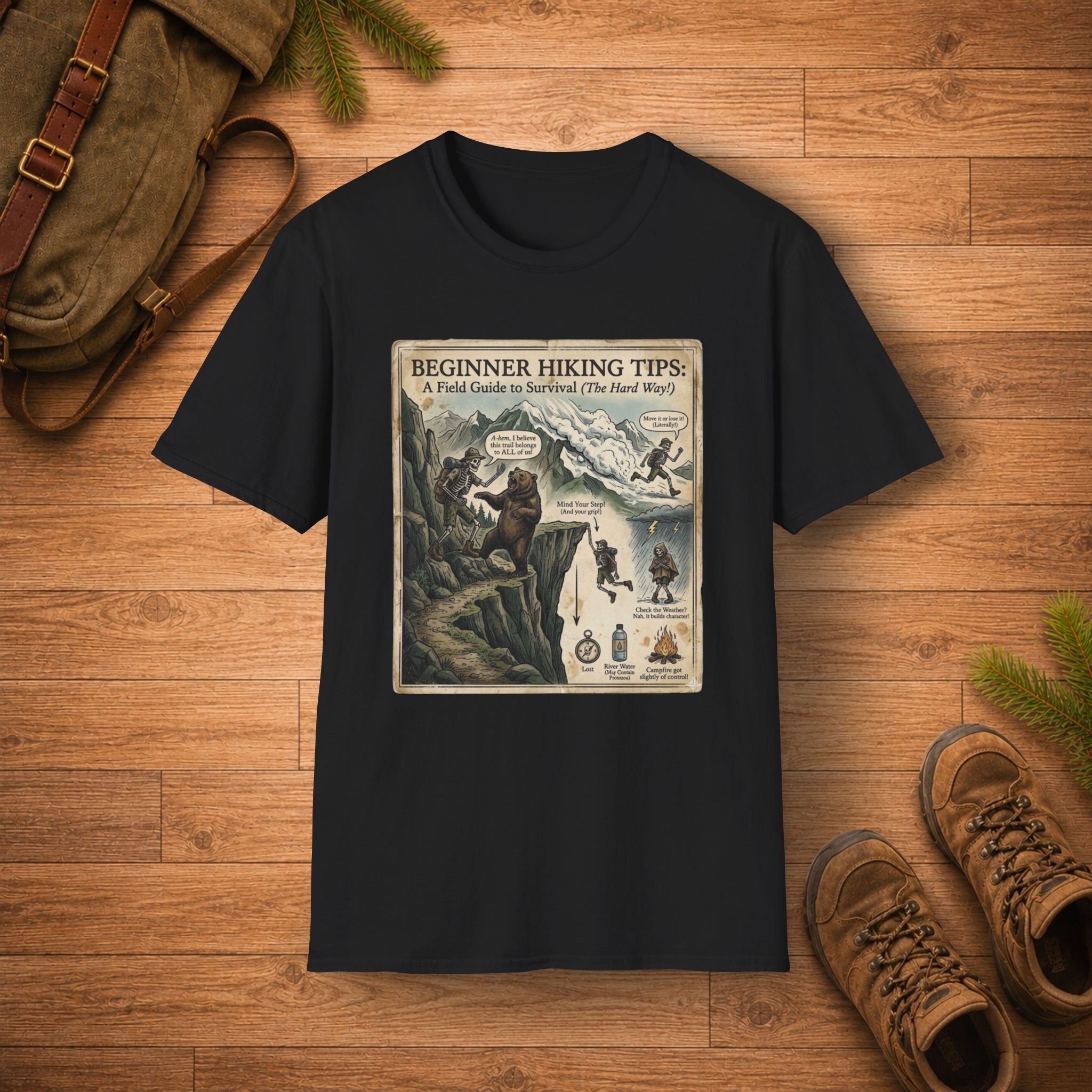 Beginner Hiking Tips T‑Shirt
