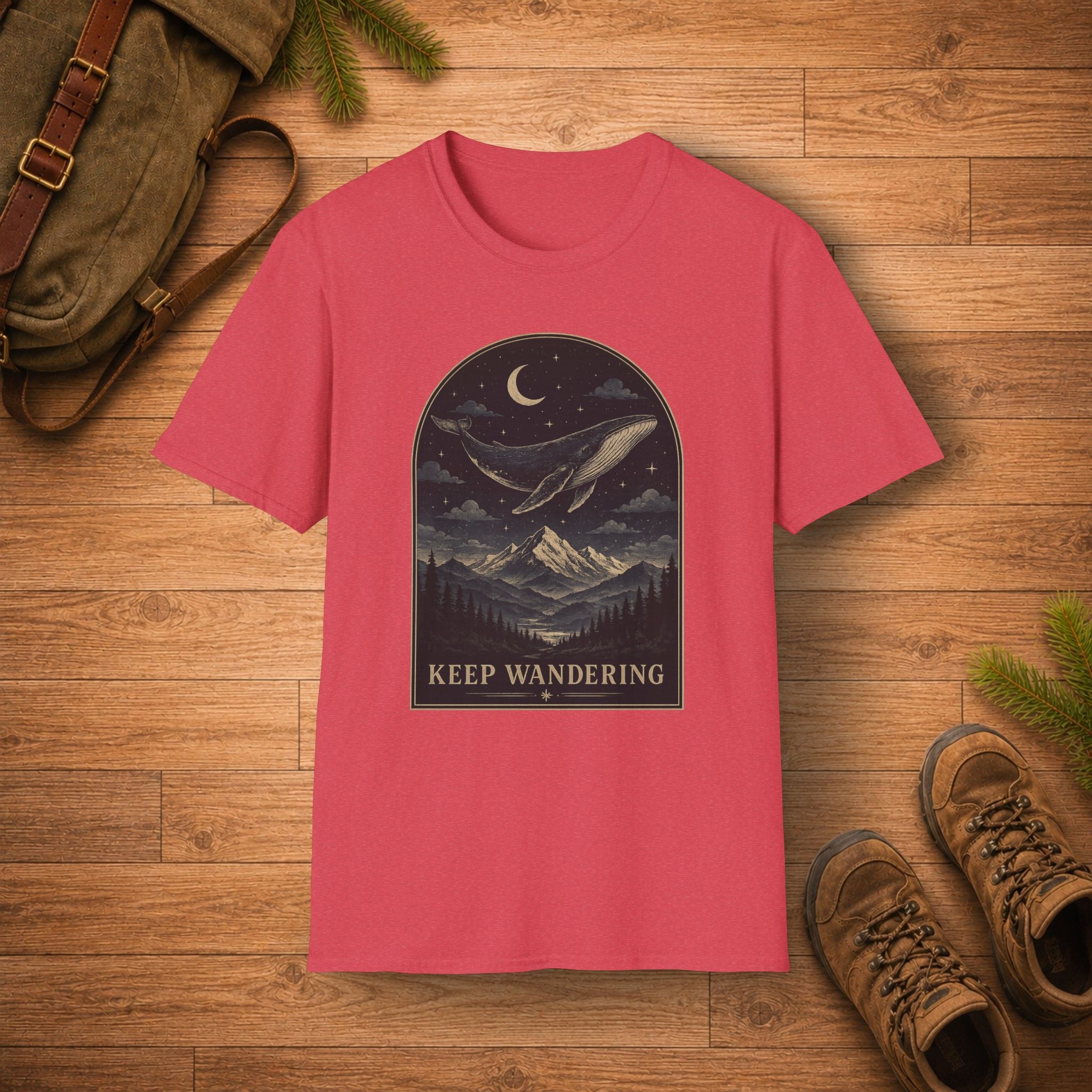 Keep Wandering Whale T-Shirt