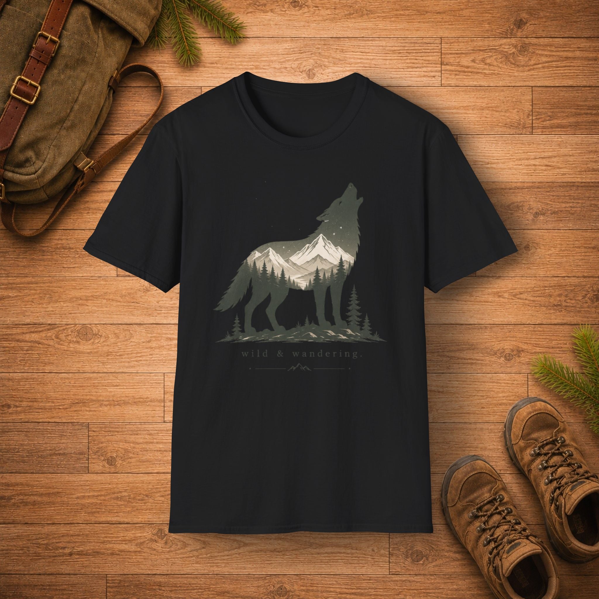 Wild & Wandering Wolf T-Shirt