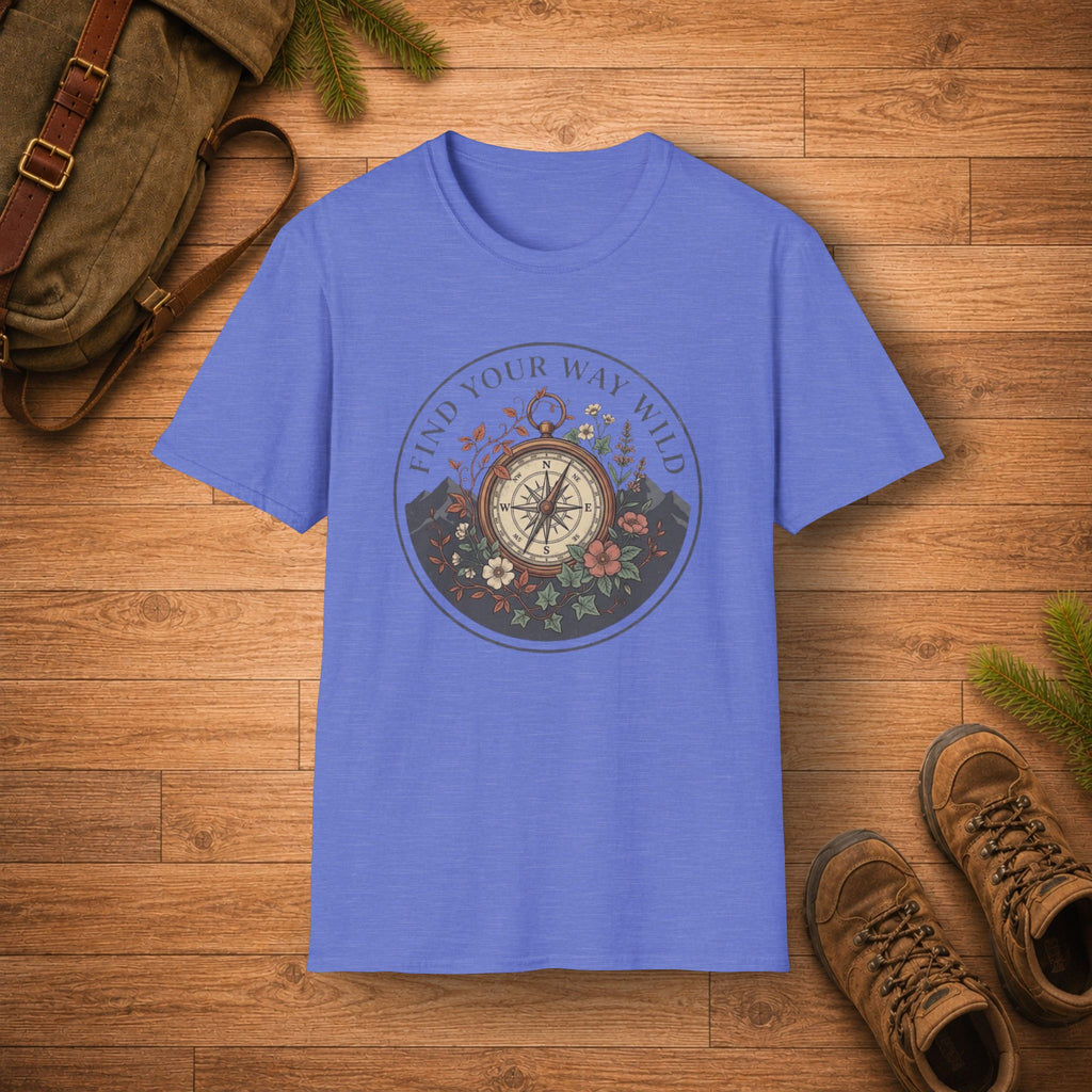 Find Your Way Wild Compass T‑Shirt