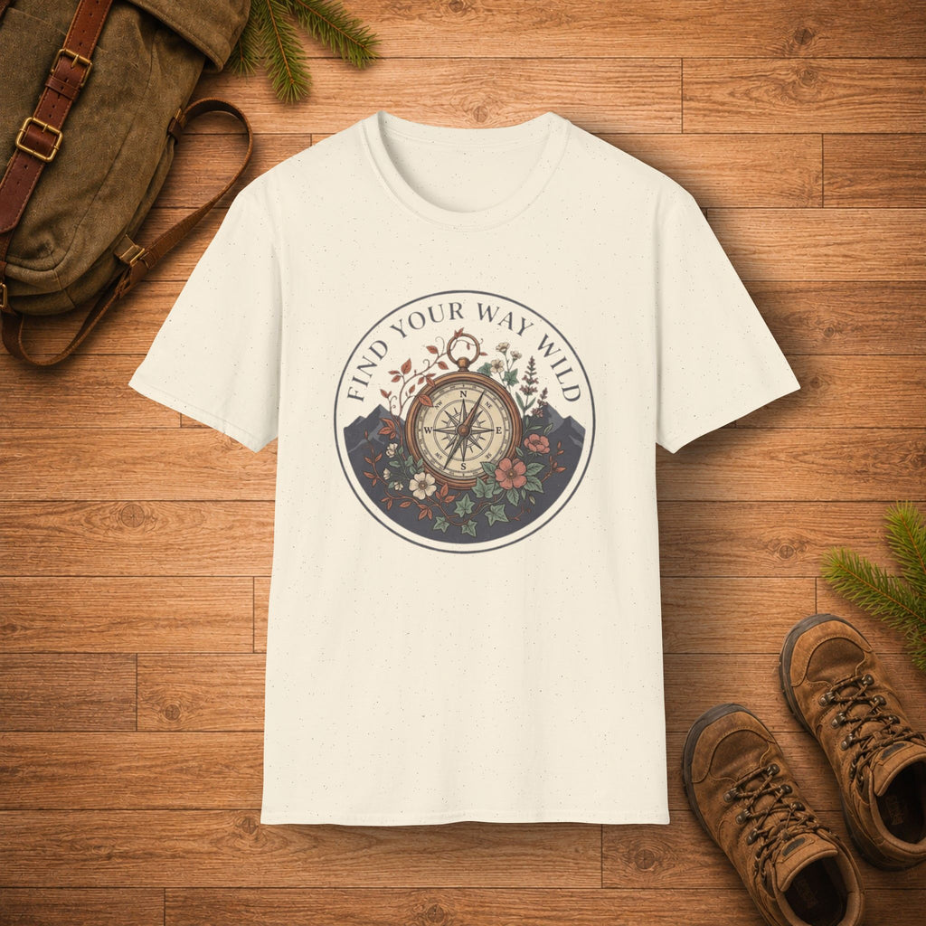 Find Your Way Wild Compass T‑Shirt