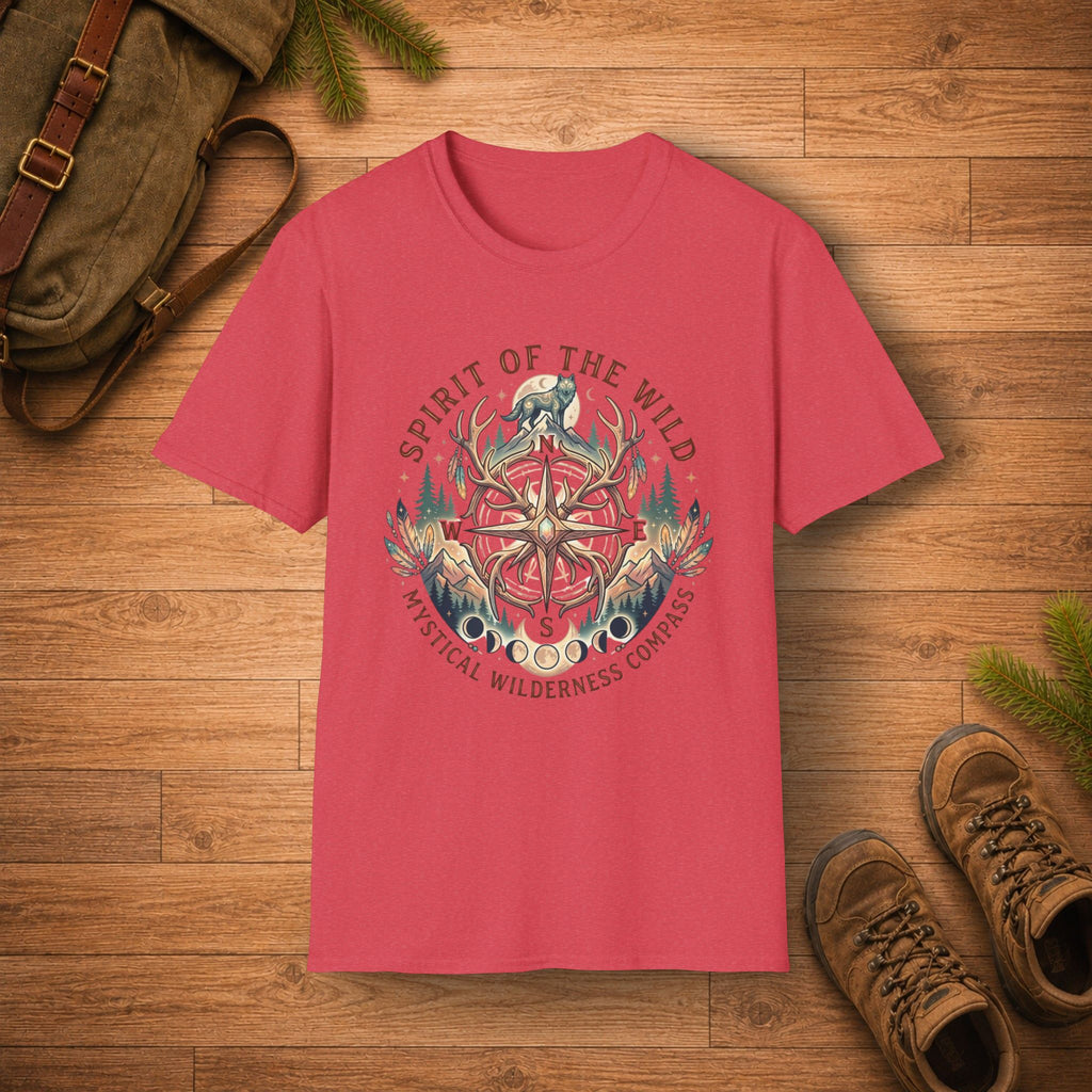 Mystical Wilderness Compass T‑Shirt