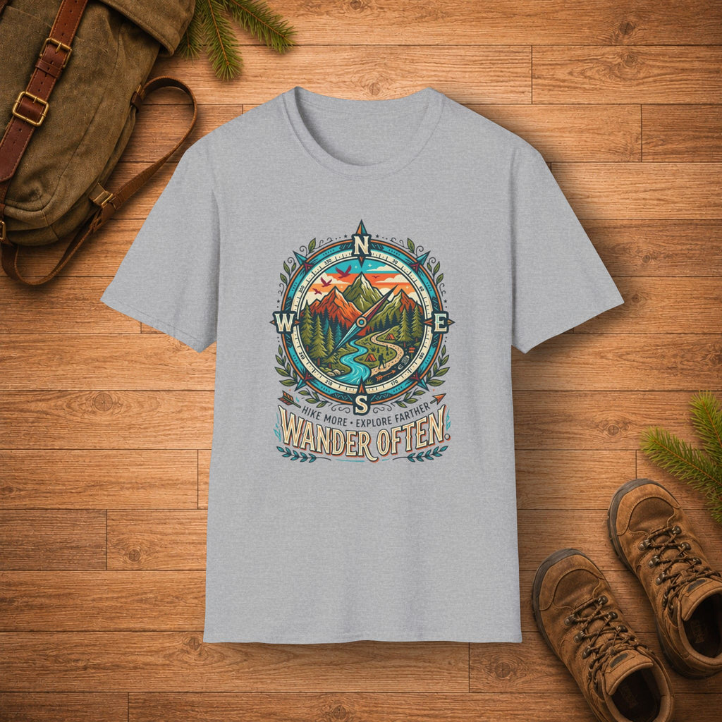 Wander Often Compass T‑Shirt