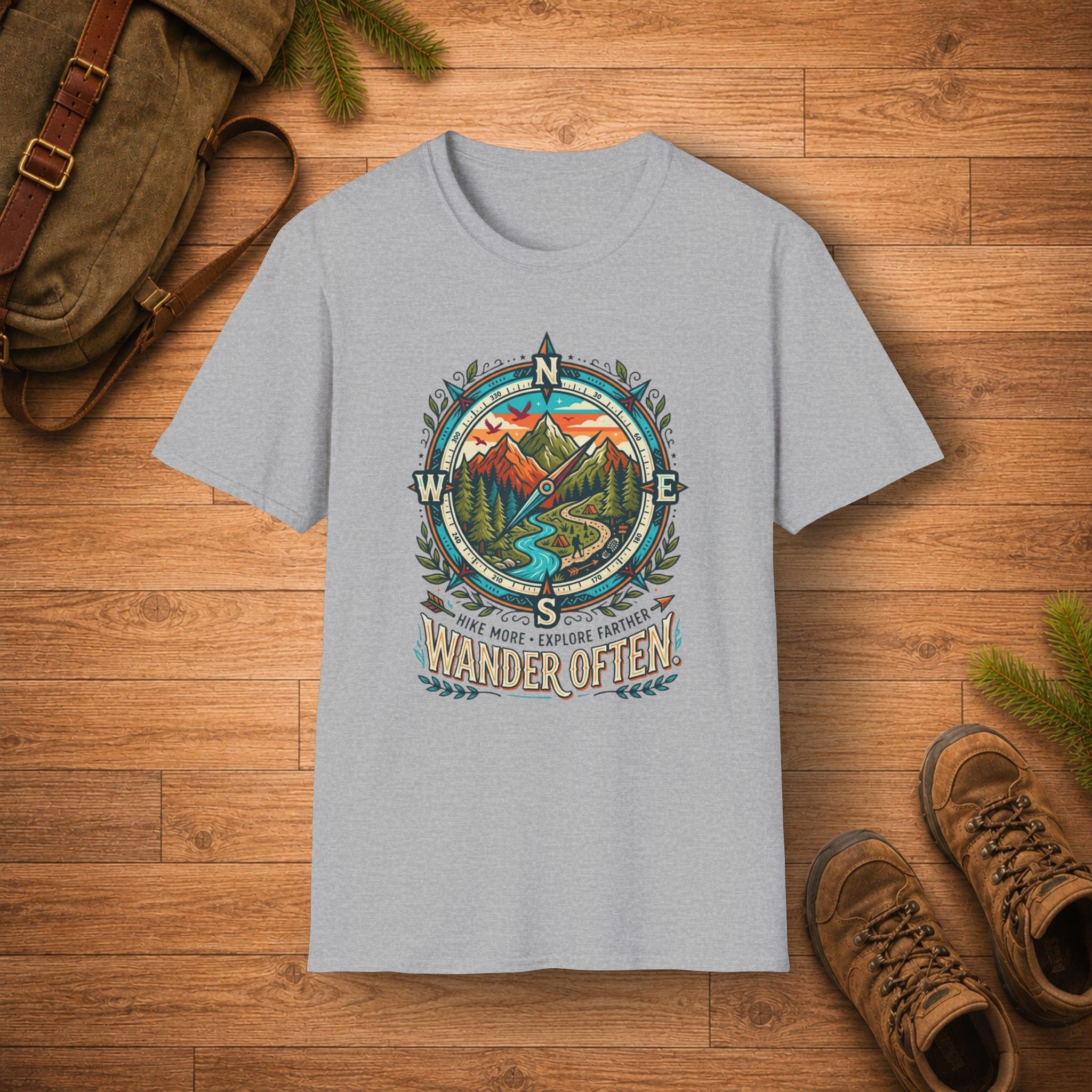 Wander Often Compass T‑Shirt