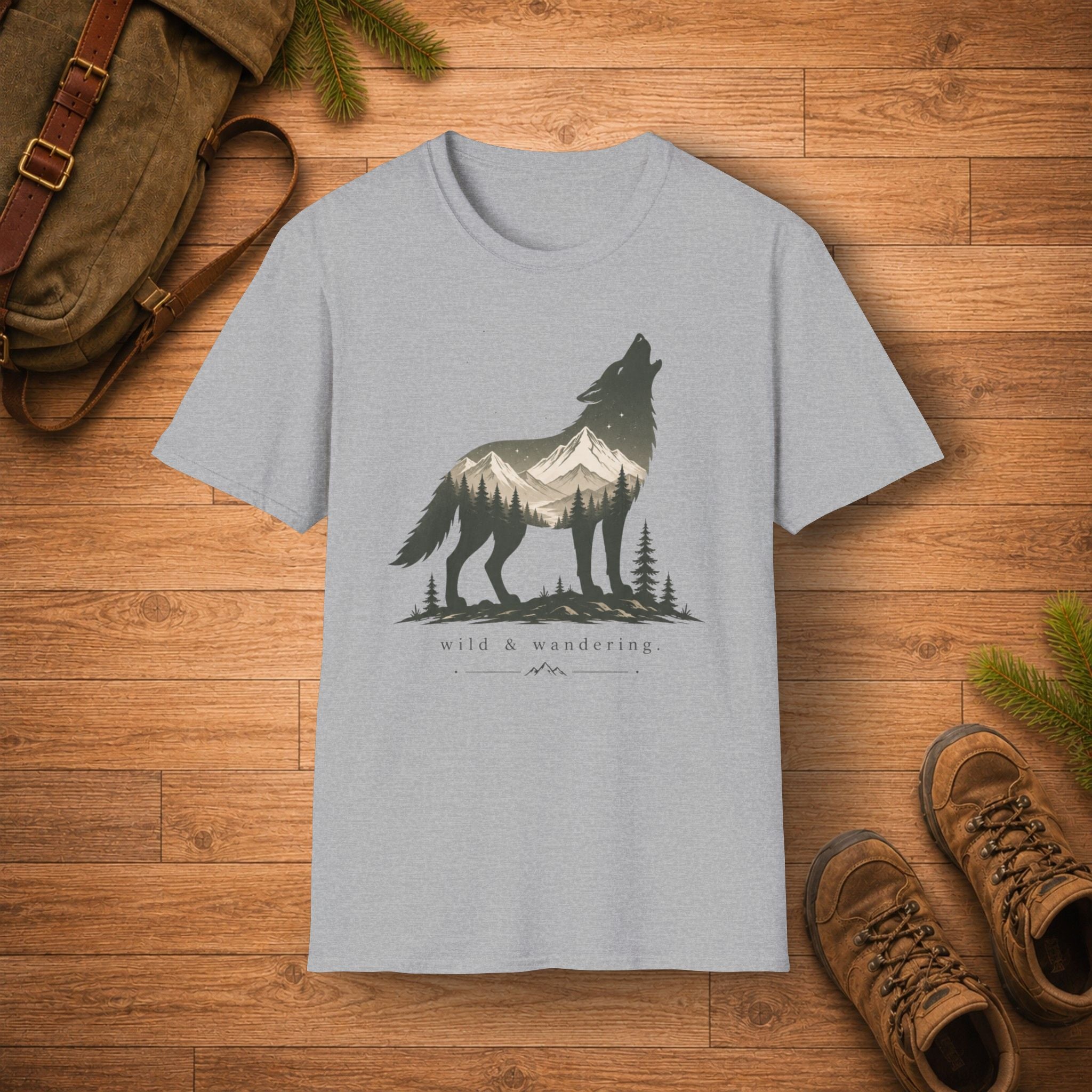 Wild & Wandering Wolf T-Shirt
