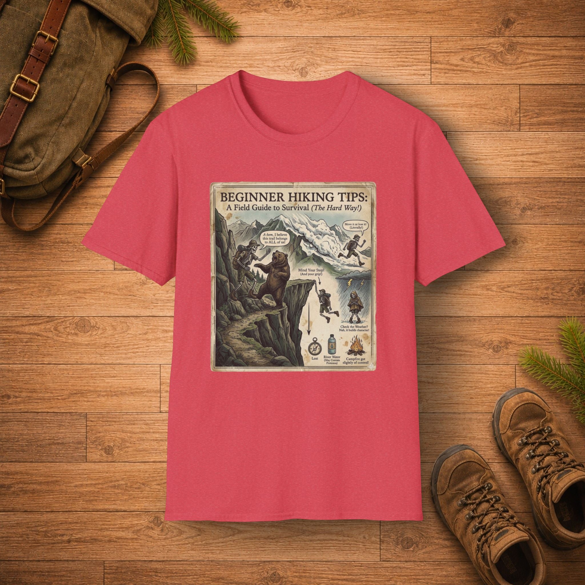 Beginner Hiking Tips T‑Shirt