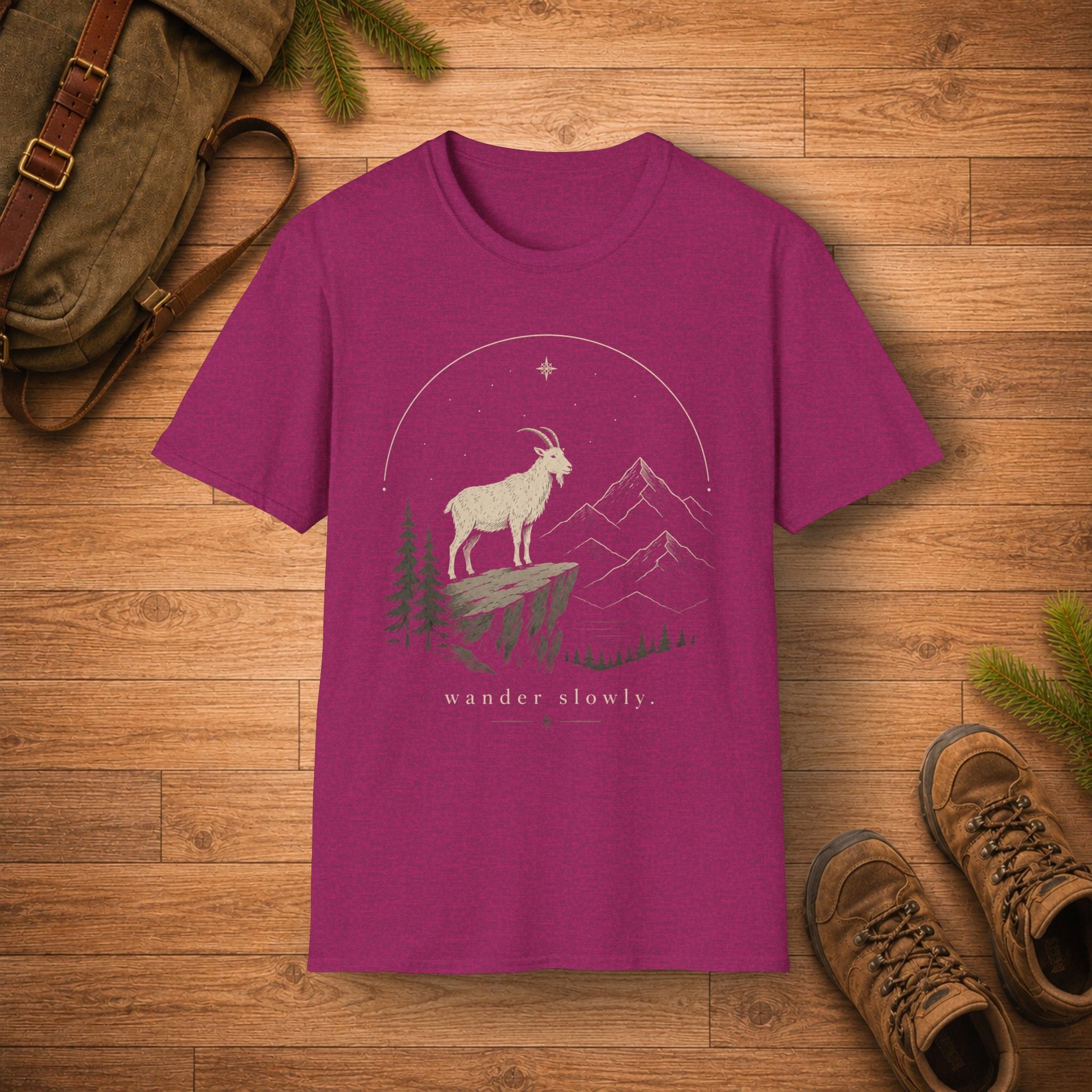 Mountain Goat Starry Night T-Shirt