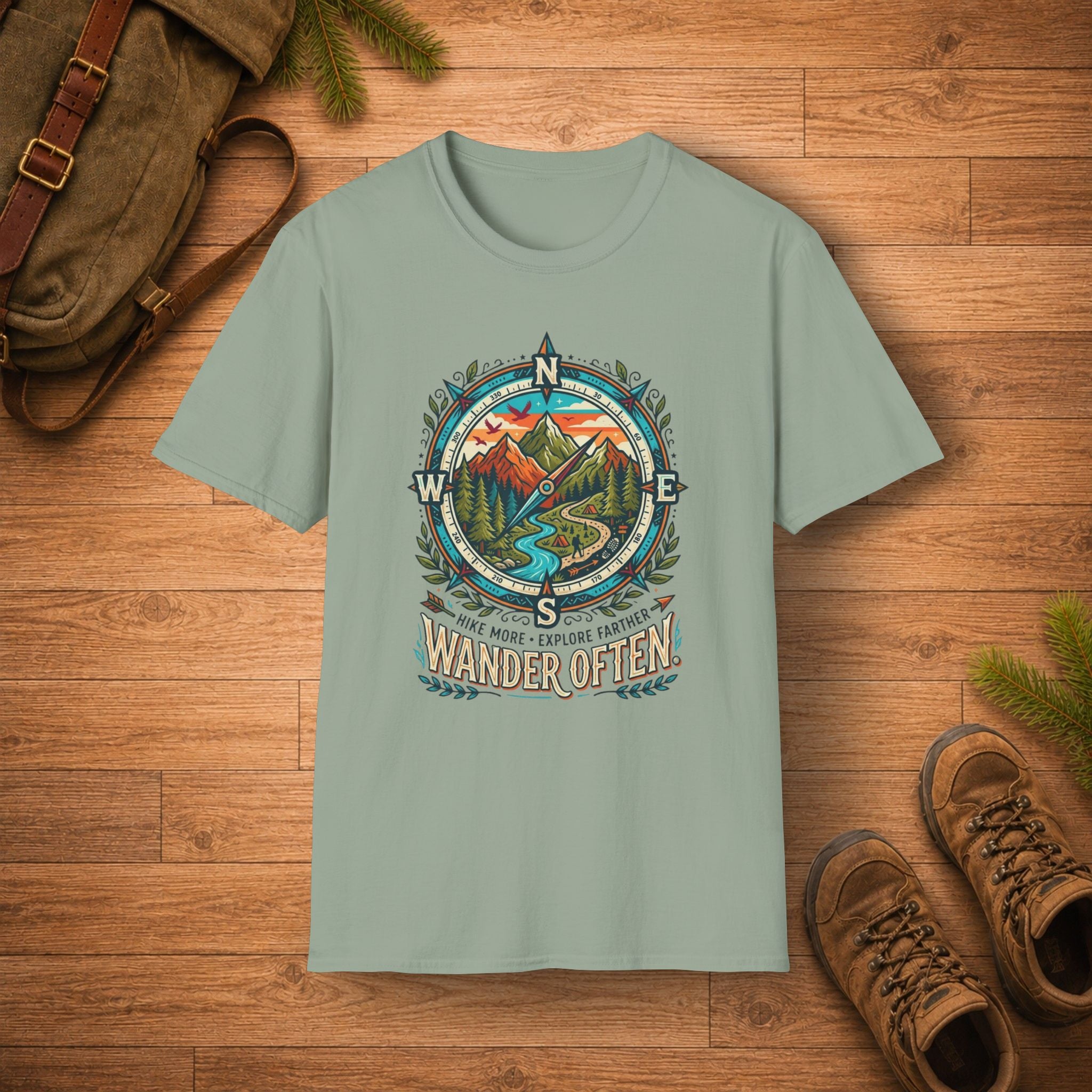 Wander Often Compass T‑Shirt