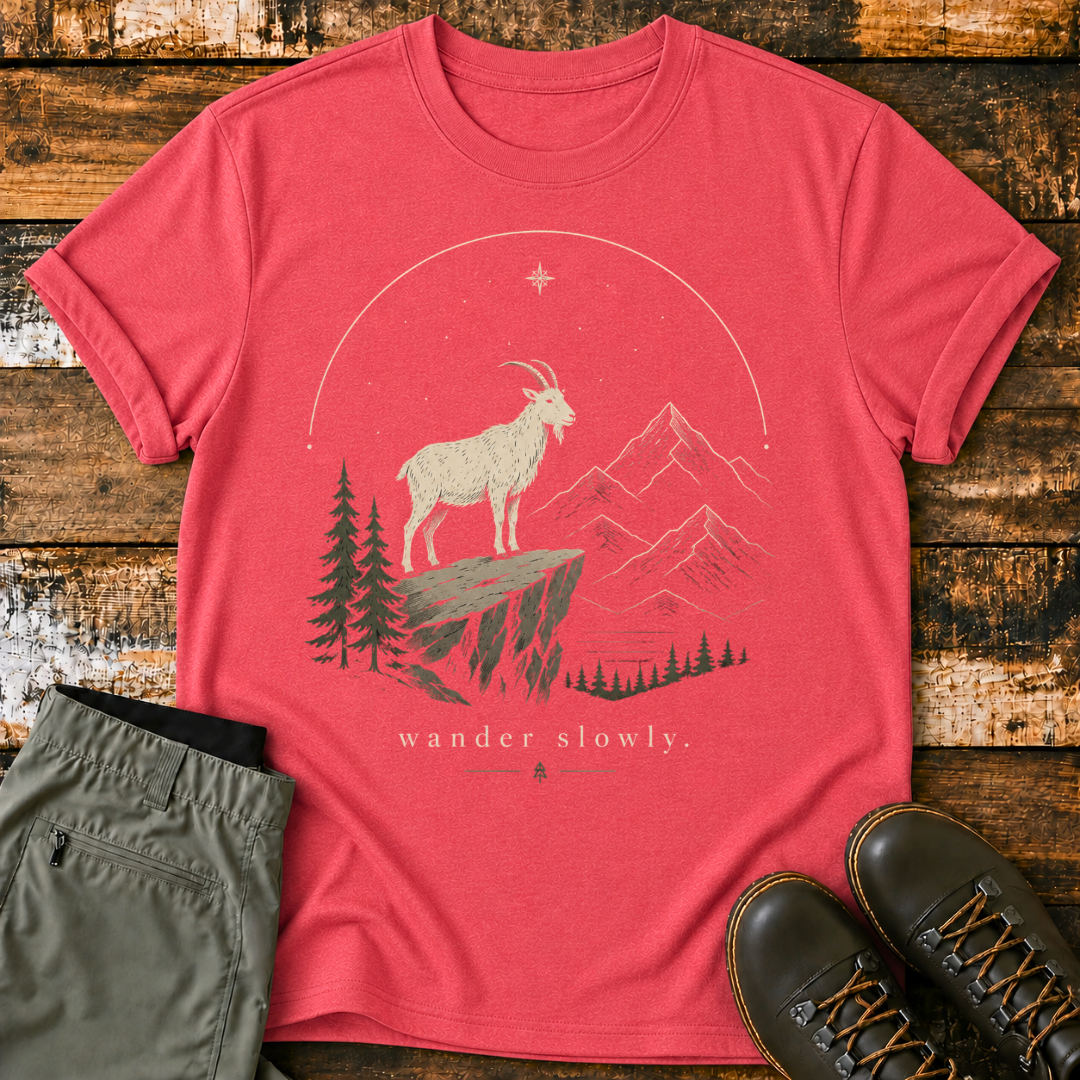 Mountain Goat Starry Night T-Shirt