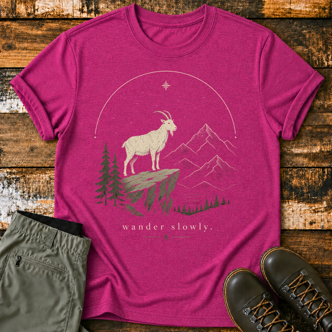 Mountain Goat Starry Night T-Shirt