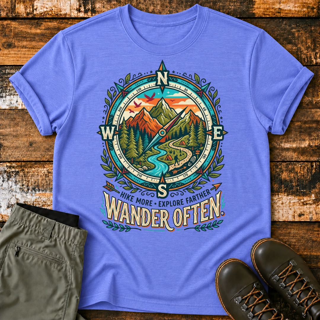 Wander Often Compass T‑Shirt