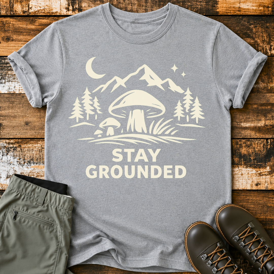 Stay Grounded Mushroom T‑Shirt