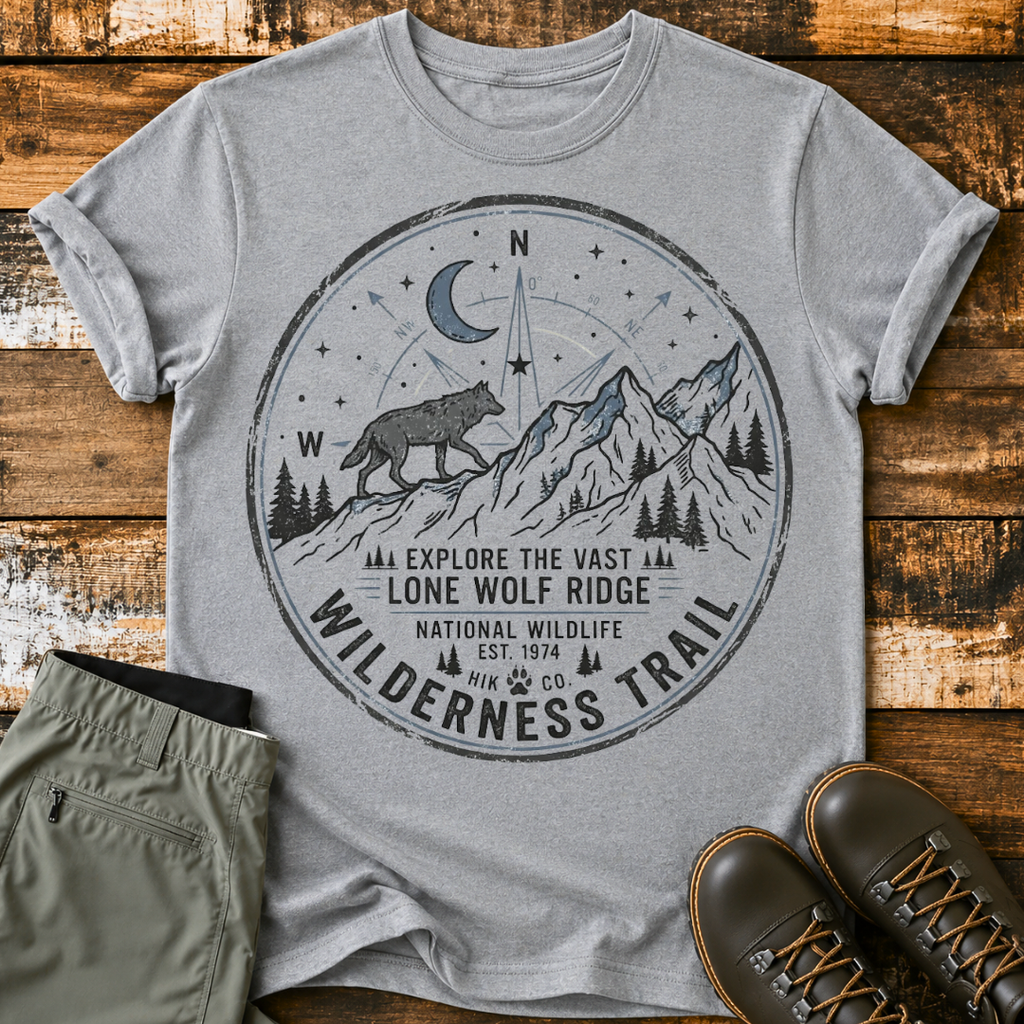 Wolf Wilderness Trail T‑Shirt