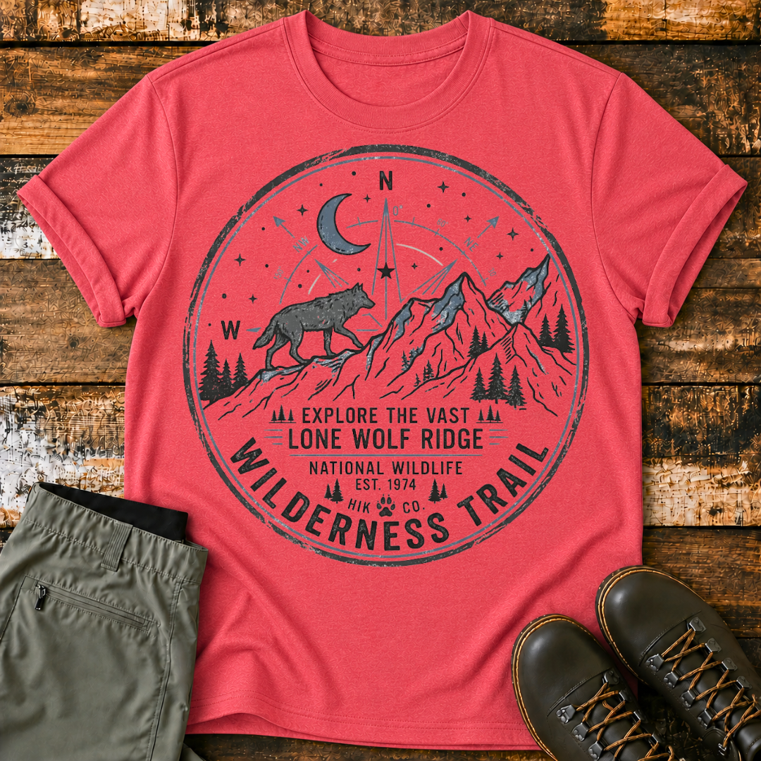 Wolf Wilderness Trail T‑Shirt