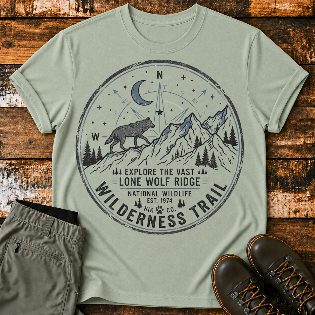Wolf Wilderness Trail T‑Shirt