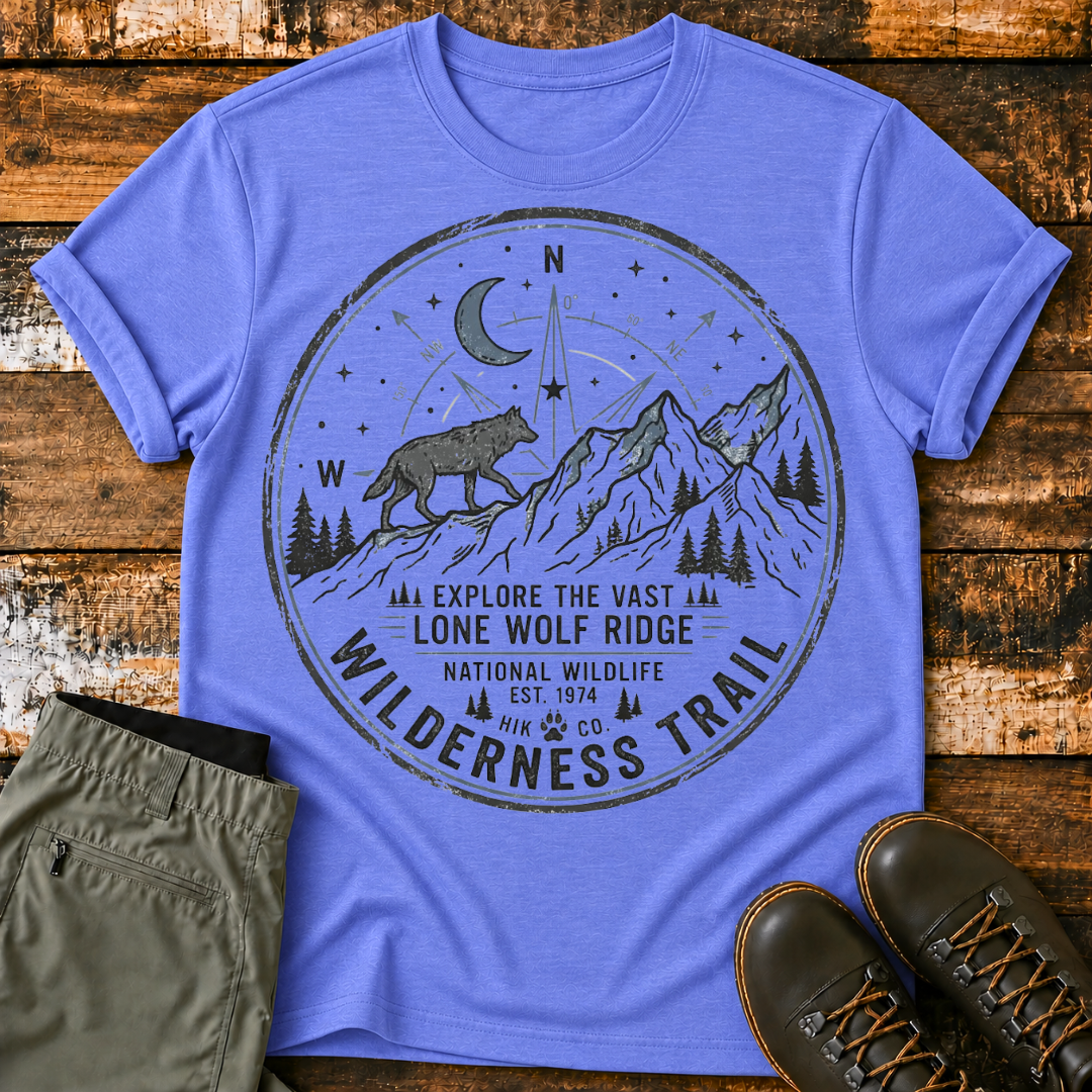 Wolf Wilderness Trail T‑Shirt