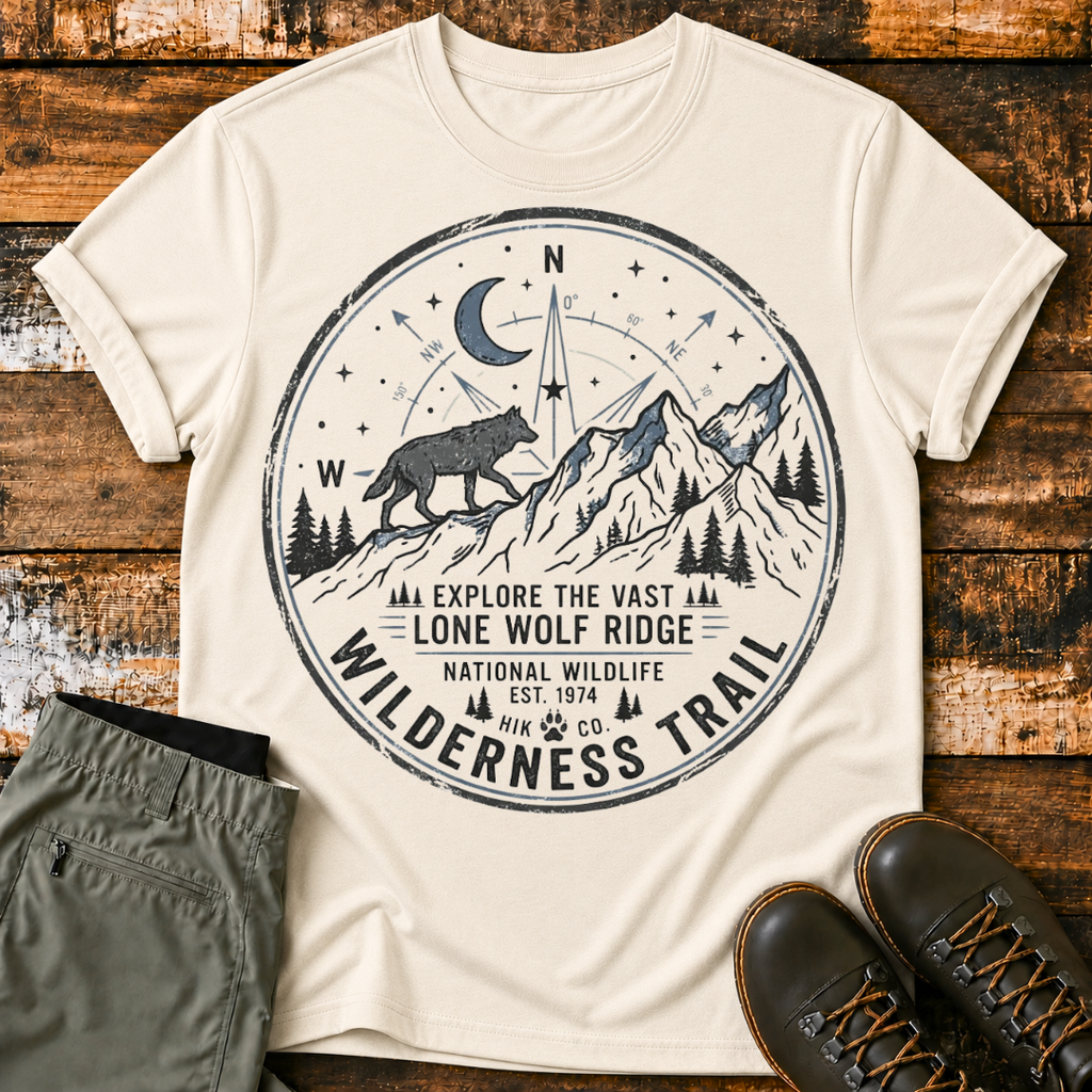 Wolf Wilderness Trail T‑Shirt