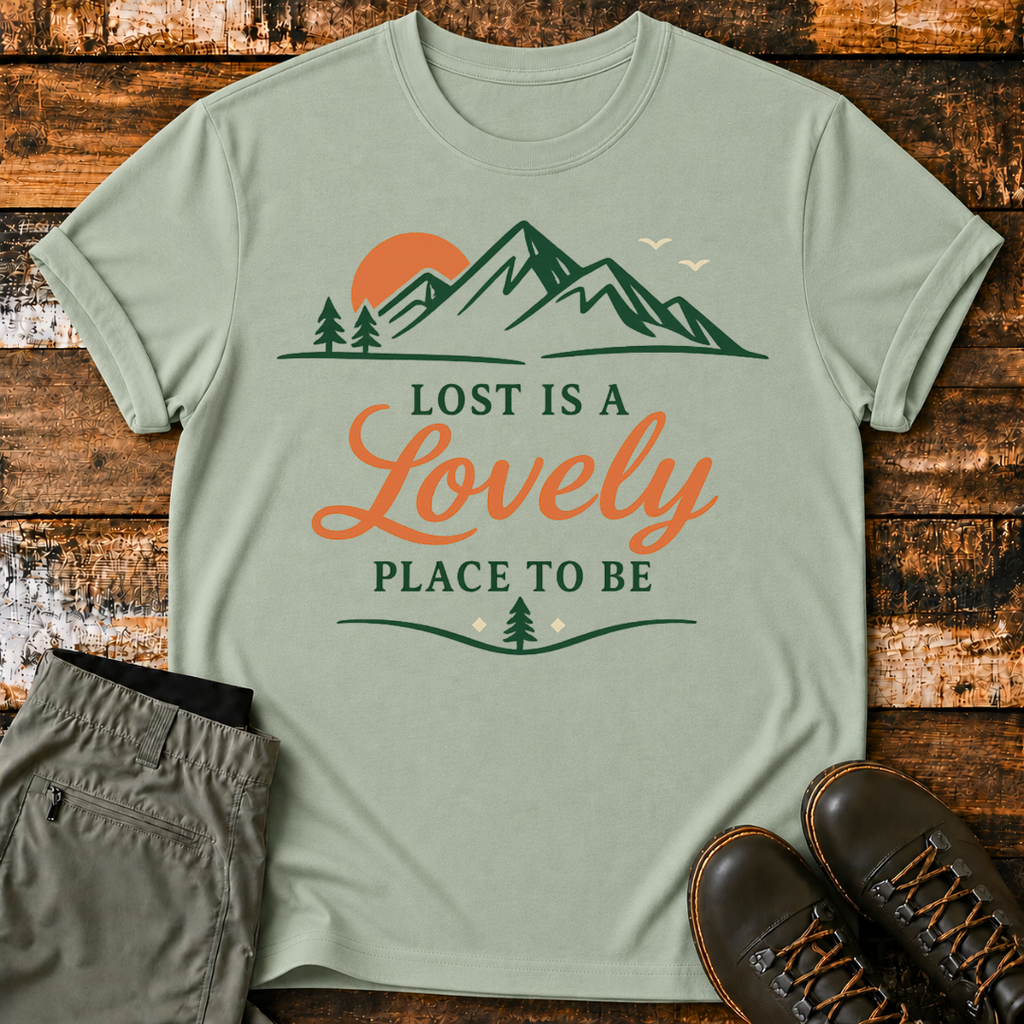 Lost Is A Lovely Place To Be T‑Shirt