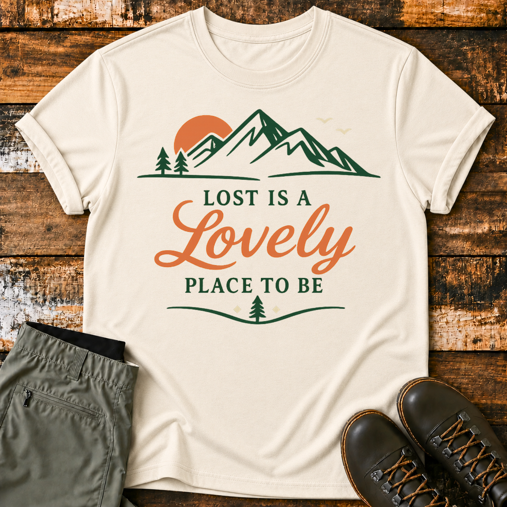 Lost Is A Lovely Place To Be T‑Shirt