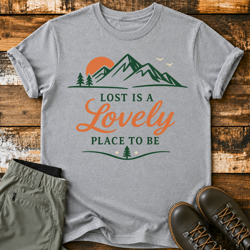 Lost Is A Lovely Place To Be T‑Shirt