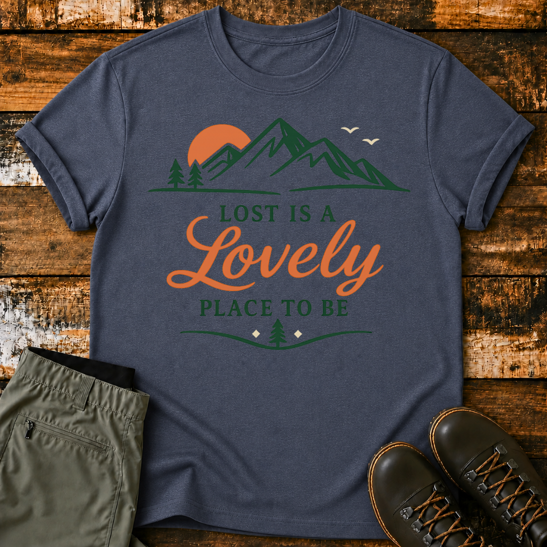 Lost Is A Lovely Place To Be T‑Shirt