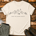 Minimalist Take The Scenic Route T‑Shirt