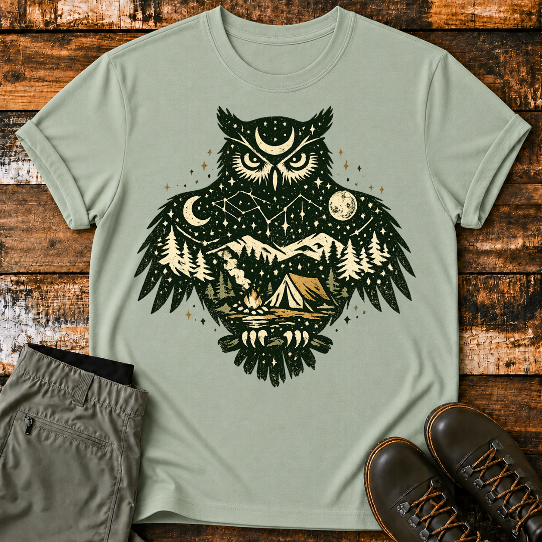 Night Sky Owl T-Shirt