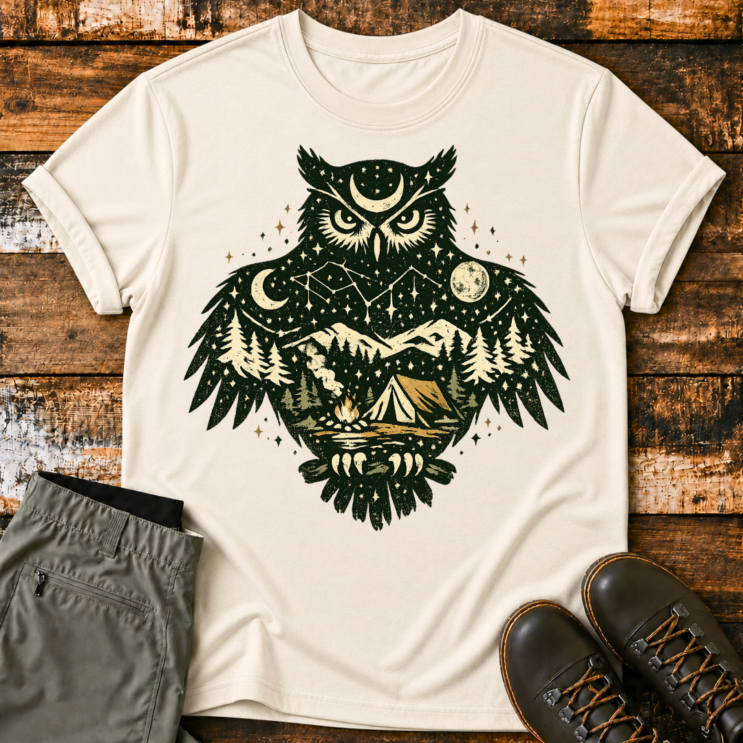 Night Sky Owl T-Shirt