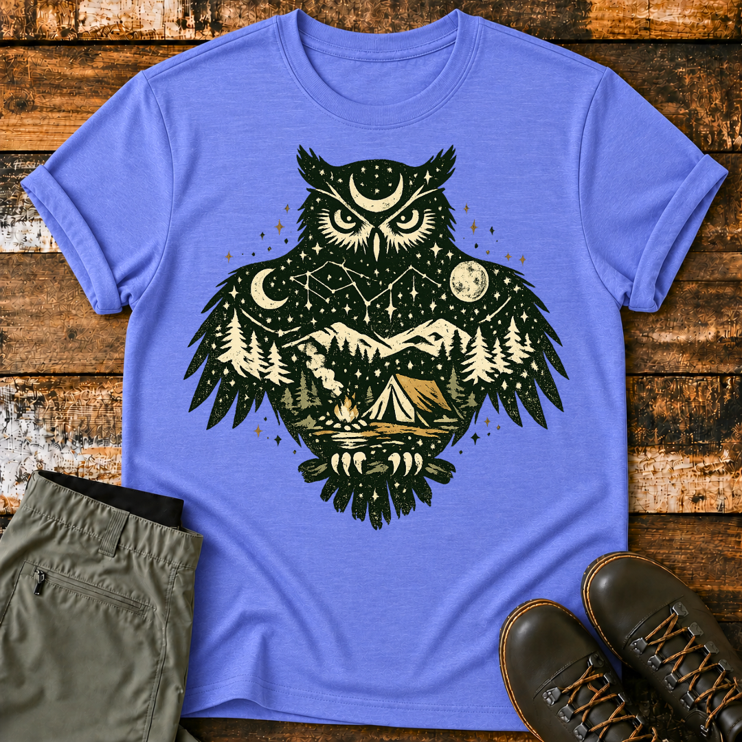 Night Sky Owl T-Shirt