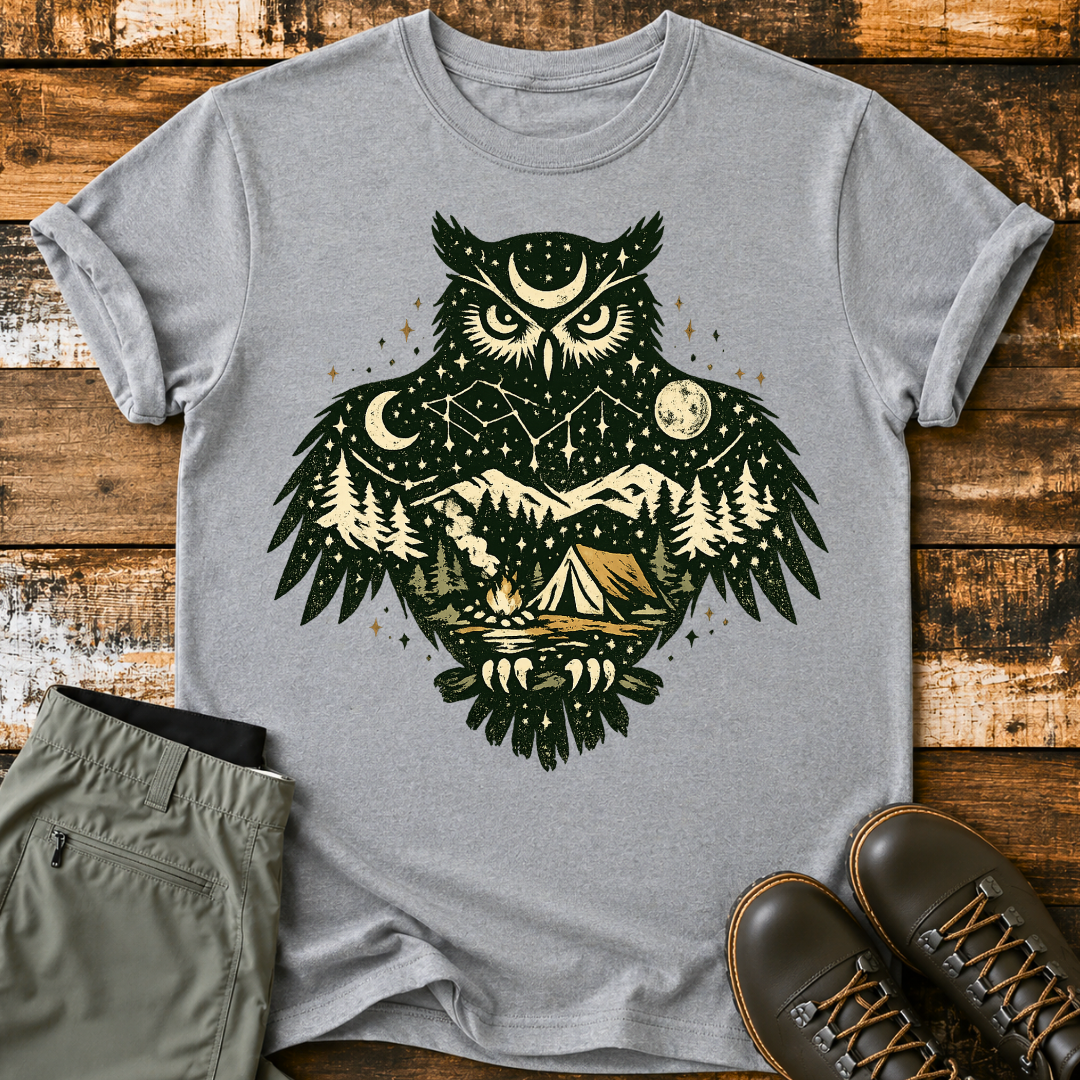 Night Sky Owl T-Shirt