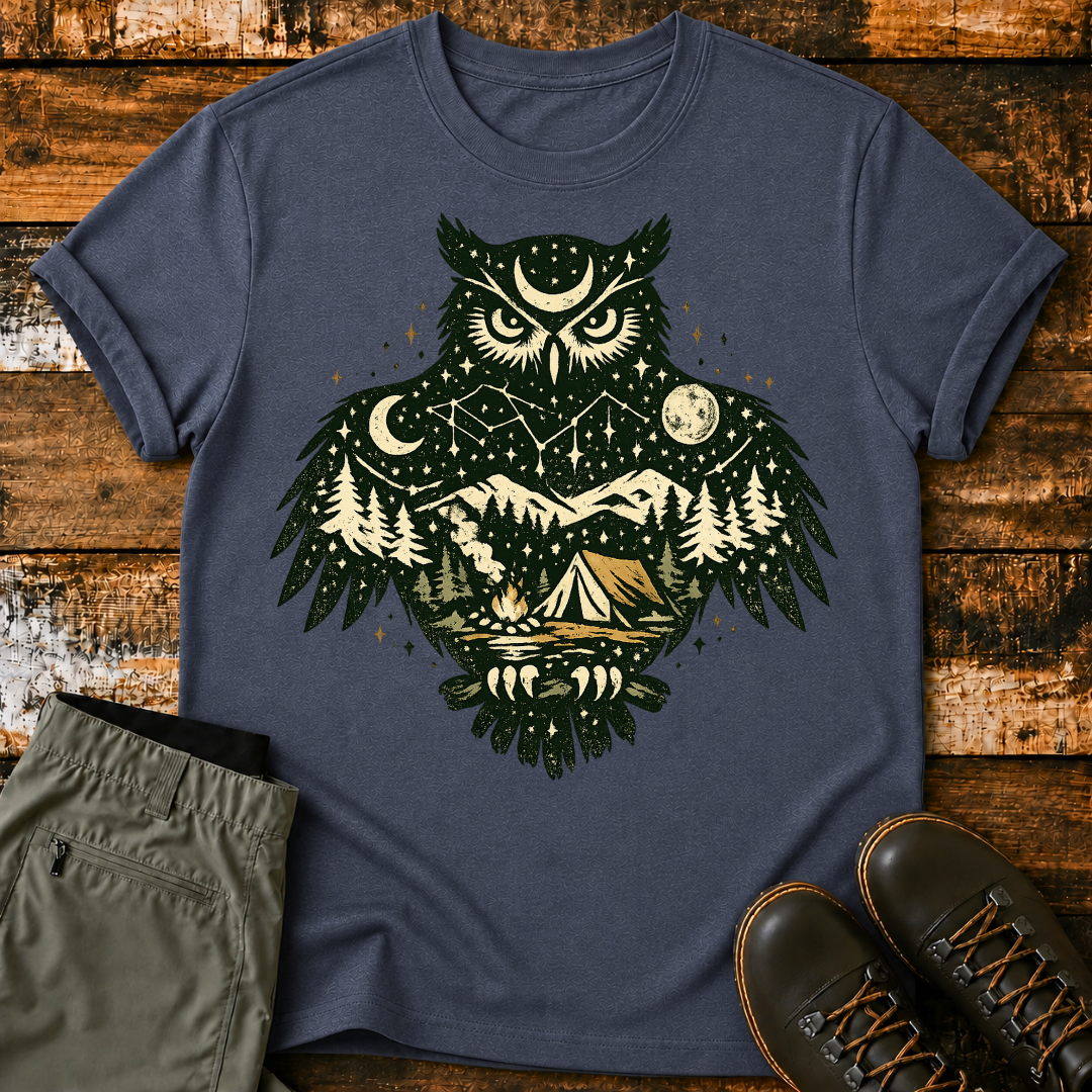 Night Sky Owl T-Shirt