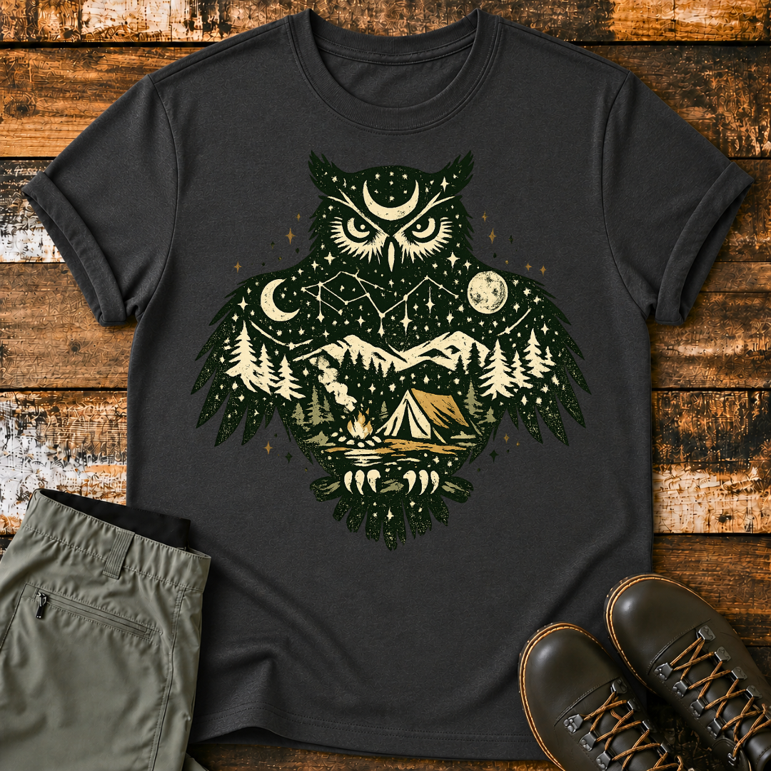 Night Sky Owl T-Shirt