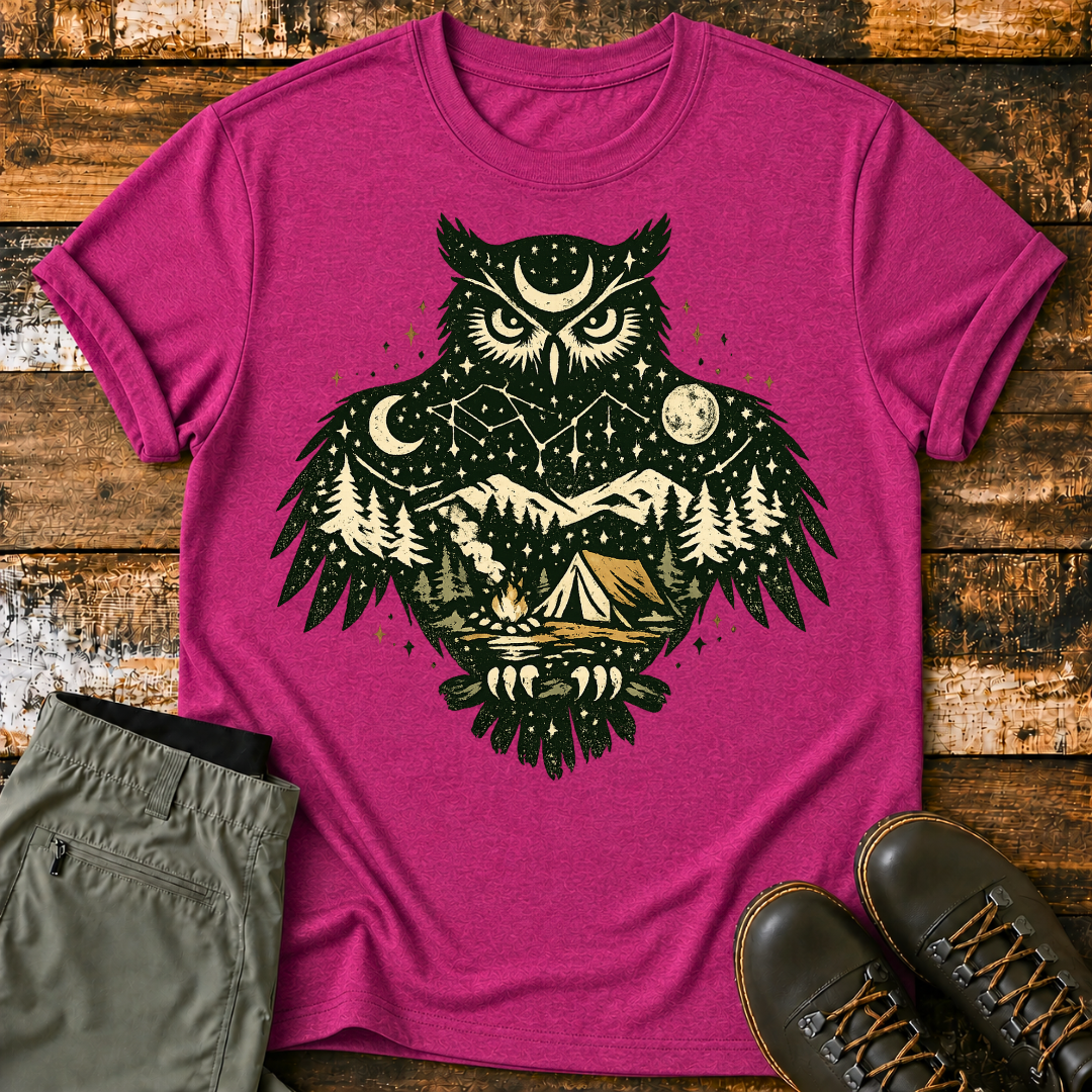 Night Sky Owl T-Shirt