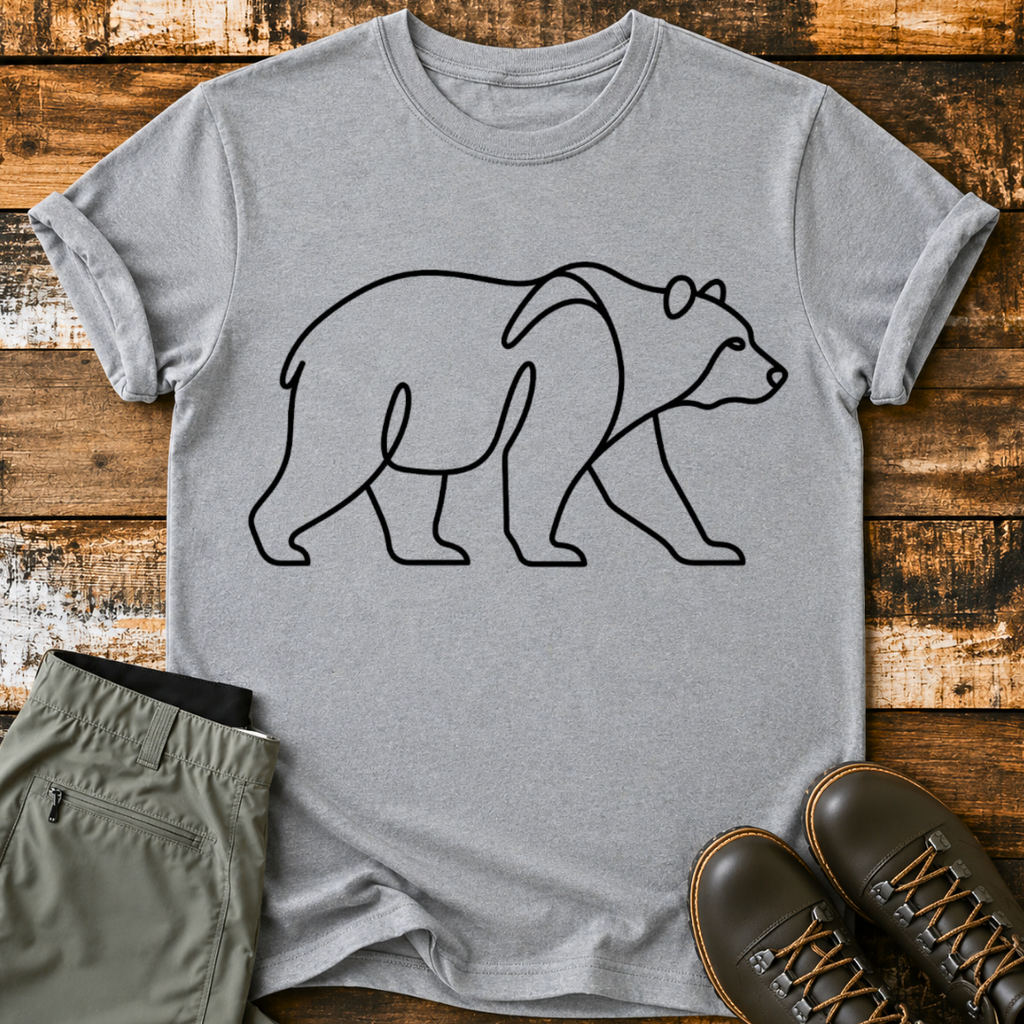 Minimalist Bear T-Shirt