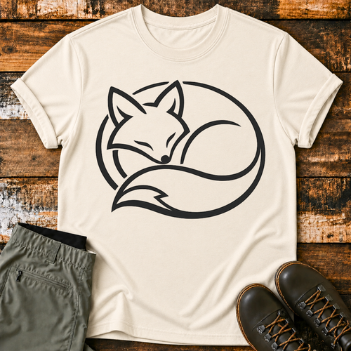 Curl Up Fox T-Shirt