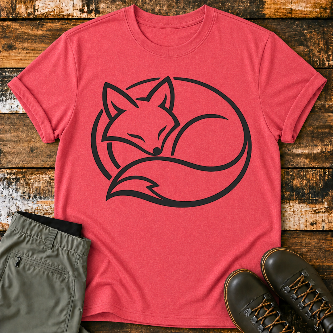 Curl Up Fox T-Shirt