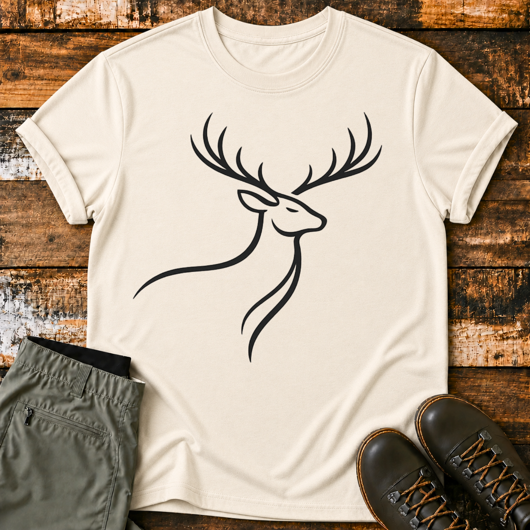 Minimalist Deer T-Shirt
