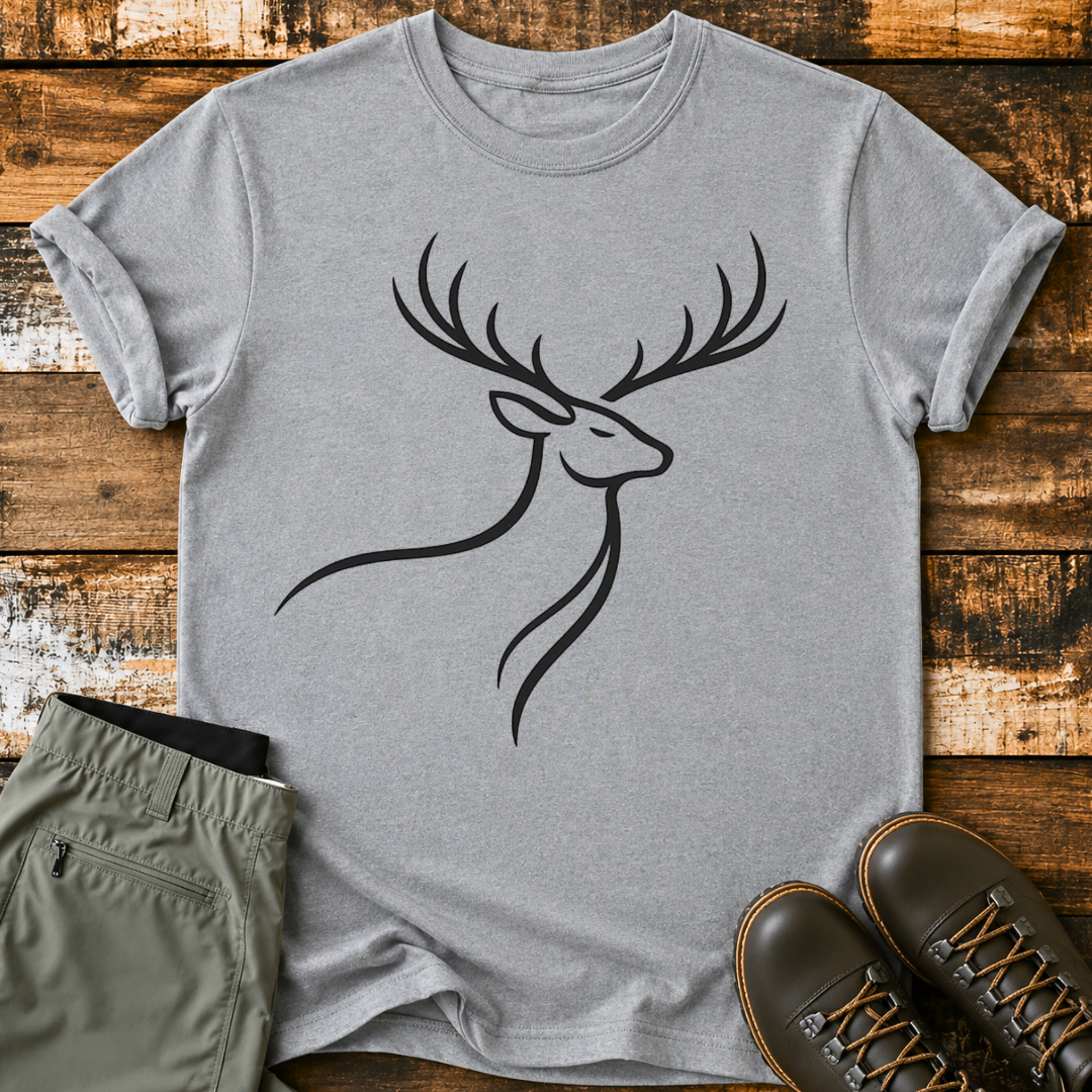 Minimalist Deer T-Shirt