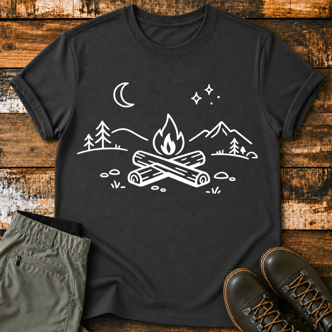 Minimalist Campfire T-Shirt