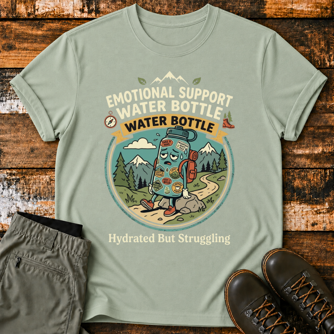 Emotional Support Water Bottle T-Shirt
