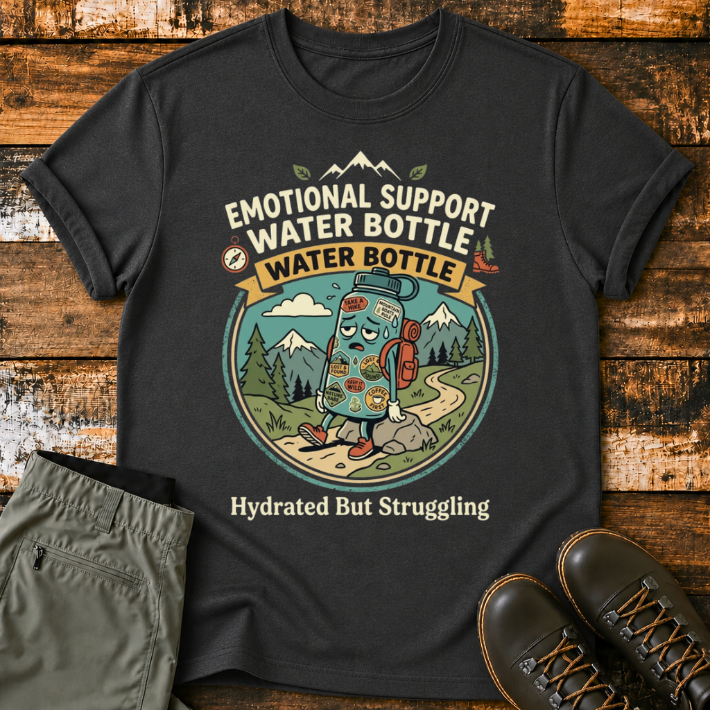 Emotional Support Water Bottle T-Shirt