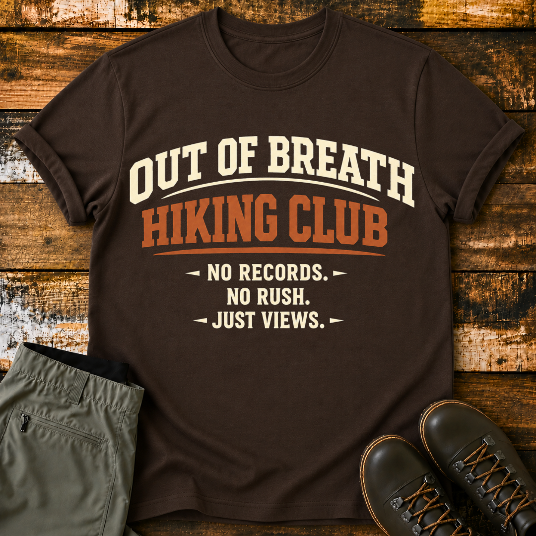 Out of Breath Hiking Club T-Shirt